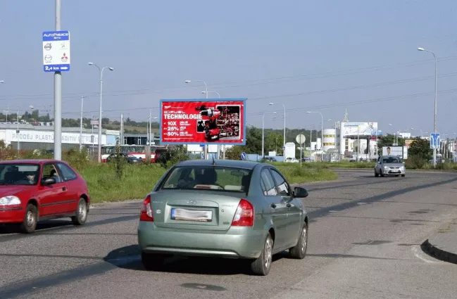 Olomoucká /Černovická přivaděč, Brno, Brno, billboard