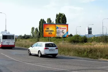 Olomoucká /Černovická přivaděč, Brno, Brno, billboard