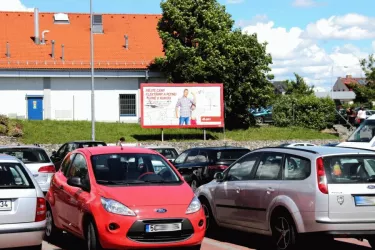 Urbinská KAUFLAND, Český Krumlov, Český Krumlov, billboard