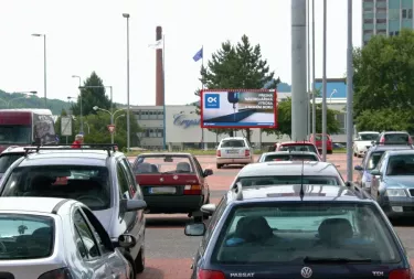 B.Egermanna KAUFLAND, Nový Bor, Česká Lípa, billboard