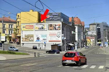 1.máje /U Nisy, Liberec, Liberec, billboard