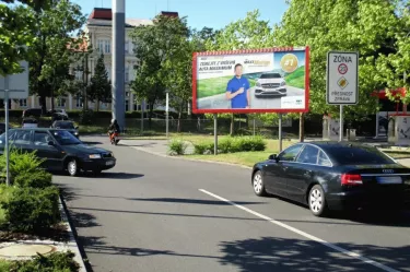 Olomoucká KAUFLAND, Opava, Opava, billboard