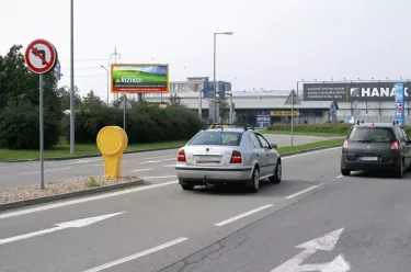 Chrlická OC OLYMPIA,ALBERT HM, Brno, Brno, billboard prizma