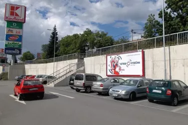 U Tržiště KAUFLAND, Velké Meziříčí, Žďár nad Sázavou, billboard