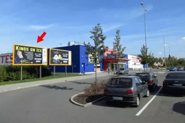Nádražní TESCO, Kopřivnice, Nový Jičín, billboard