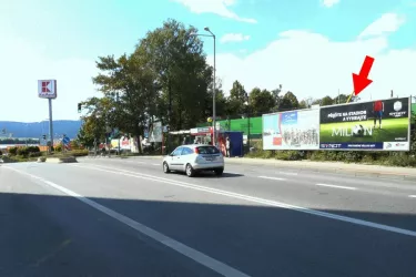 Letná /Polní KAUFLAND,OBI, Liberec, Liberec, billboard