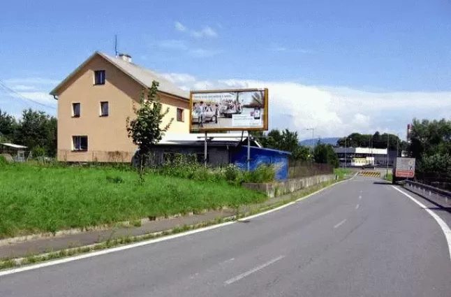 Chotěbuzská, Český Těšín, Karviná, billboard