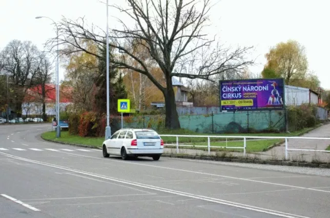 Železárenská /Místecká, Ostrava, Ostrava, billboard