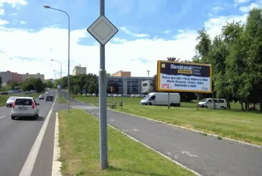 J.z Poděbrad, Most, Most, billboard