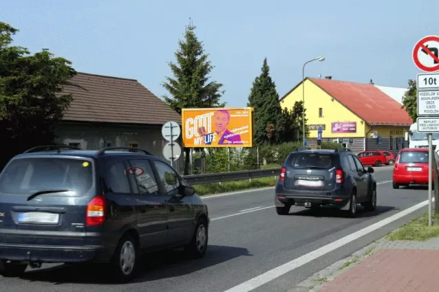 Obědovice, II/611,Obědovice, Hradec Králové, billboard
