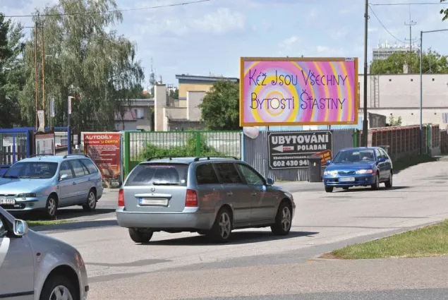 Maršála Koněva, Nymburk, Nymburk, billboard