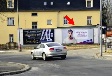 Vrchlického /Gen.Svobody, Liberec, Liberec, billboard