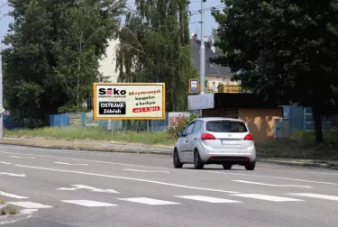 Betonářská /Sodná, Ostrava, Ostrava, billboard