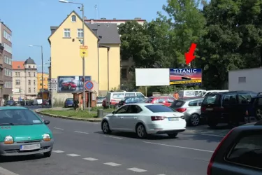 Jablonecká /U Novostavby, Liberec, Liberec, billboard