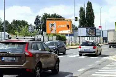 Meteorologická, Praha 4, Praha 12, billboard