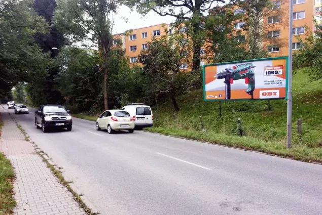 Hodkovická /V Cihelně, Liberec, Liberec, billboard