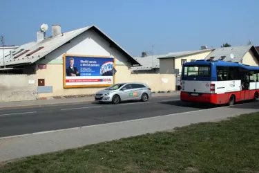 Polabská, Praha 9, Praha 18, billboard