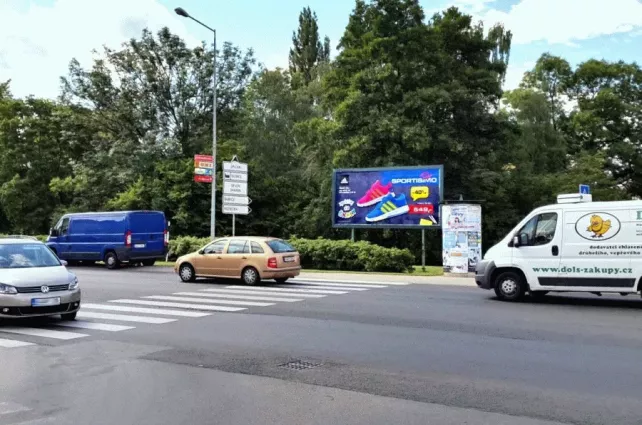 Děčínská /Sokolovská NC, Česká Lípa, Česká Lípa, billboard