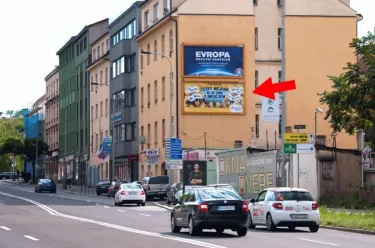 Freyova /Na Harfě, Praha 9, Praha 09, billboard