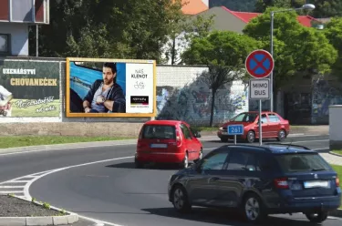 Vojtěšské nám., Litoměřice, Litoměřice, billboard