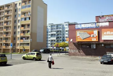 Lipová /Kpt.Jaroše NC, Most, Most, billboard