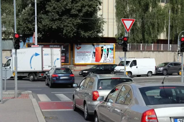 Partyzánská /Vrbenského, Praha 7, Praha 07, billboard