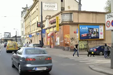 Sokolovská /Palmovka, Praha 8, Praha 08, billboard