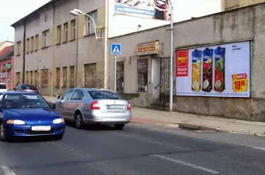 Žižkova, Roudnice nad Labem, Litoměřice, billboard