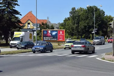 tř.1.máje E53,I/27, Přeštice, Plzeň, billboard