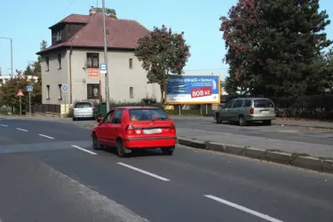 Kubelíkova /Máchova, Liberec, Liberec, billboard