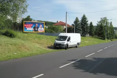 Podkrušnohorská /Janovská, Litvínov, Most, billboard