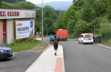 Kosmonautů /Za Sadem, Děčín, Děčín, billboard