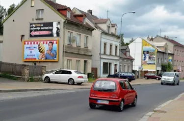 Chebská KAUFLAND, Karlovy Vary, Karlovy Vary, billboard