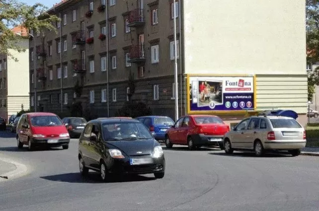Pionýrů /Jednoty, Sokolov, Sokolov, billboard