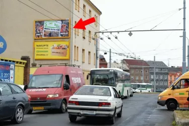 nám.E.Škody /Tylova, Plzeň, Plzeň, billboard