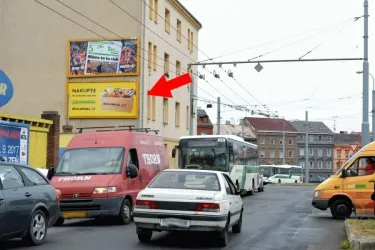 nám.E.Škody /Tylova, Plzeň, Plzeň, billboard