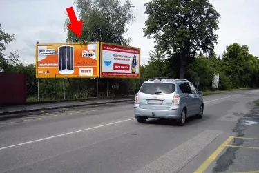 Žižkova /Novohospodská, Příbram, Příbram, billboard