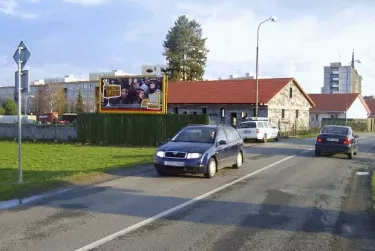 Zábřežská, Mohelnice, Šumperk, billboard
