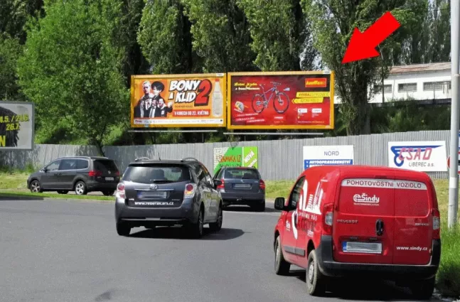České mládeže OC NISA, Liberec, Liberec, billboard