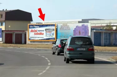 Dukelská /Zalužanská, Mladá Boleslav, Mladá Boleslav, billboard