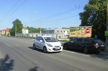 Těšínská STROJÍRNY, Opava, Opava, billboard