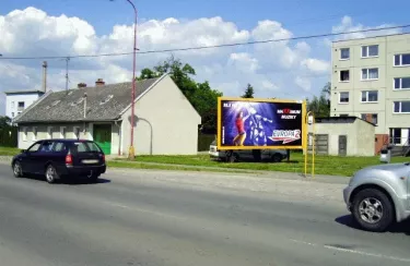 Uničovská, Litovel, Olomouc, billboard