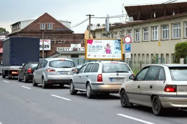 Přátelství PRŮM.ZÓNA, Praha 10, Praha 22, billboard