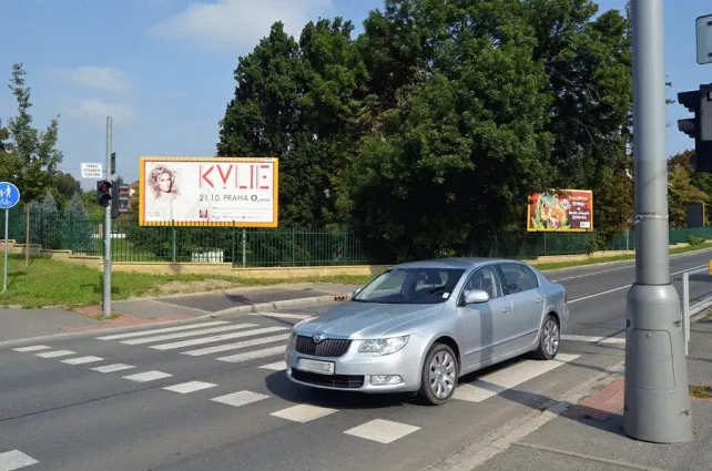 Lidická /Bolevecká E49,I/27, Plzeň, Plzeň, billboard
