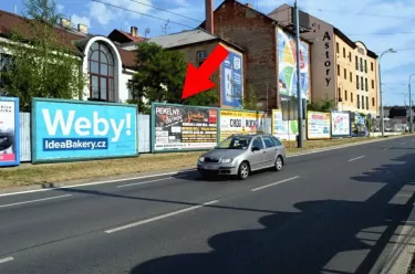 Ukrajinská, E49,I/20, Plzeň, Plzeň, billboard