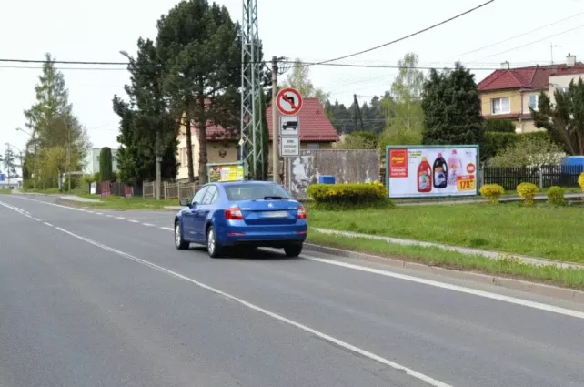 Plzeňská, Třemošná, Plzeň, billboard