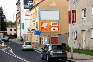 Kpt.Jaroše /Chebská, Karlovy Vary, Karlovy Vary, billboard