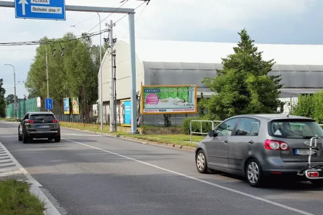 Husova tř. /Strakonická, České Budějovice, České Budějovice, billboard