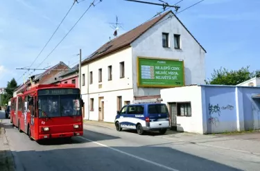 Branišovská /Husova tř., České Budějovice, České Budějovice, billboard