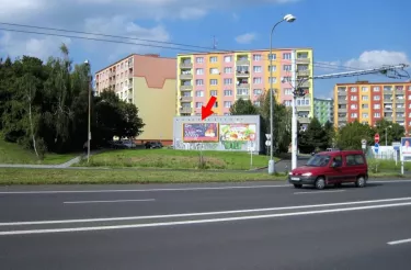 okruh E442,I/13, Chomutov, Chomutov, billboard